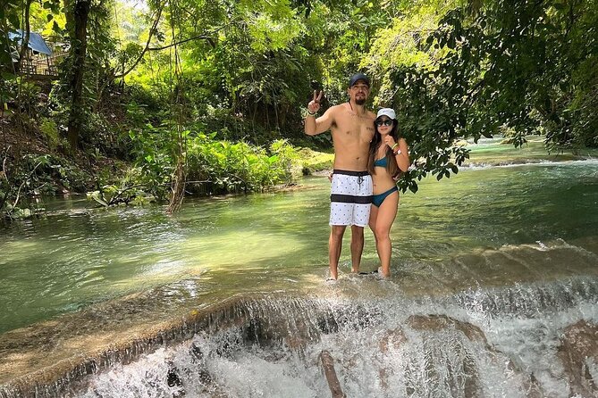 Blue Hole, Secret Falls & River Rapids Tubing from Montego Bay - Your Ocho Rios time and lunch option