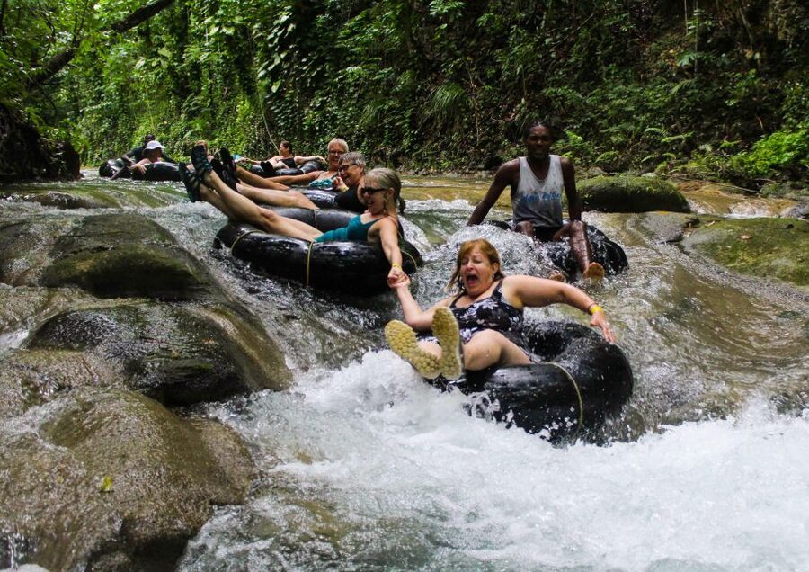Blue Hole, Secret Falls, River Tubing and Dunn's River Falls - Transport, Timing, and Cruise-Port Advice