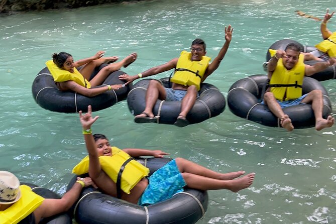 Blue Hole Secret Falls, White River Rafting, and River Tubing from Ocho Rios - White River tubing for a livelier hour