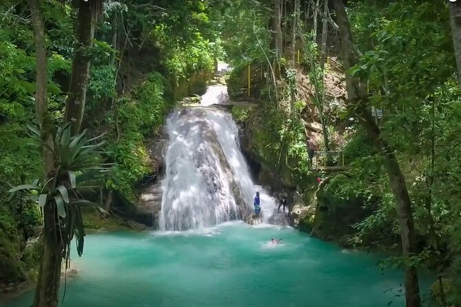 Blue Hole Waterfalls and Rasta Garden from Montego Bay - Calby’s Hidden Beauty River and a real Rastafari home