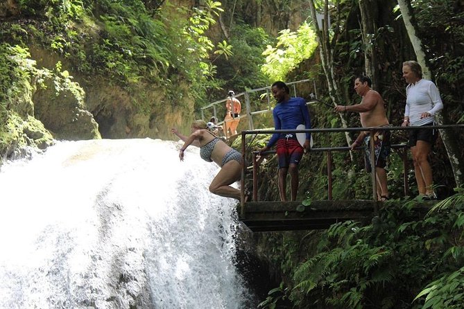 Blue Hole waterfalls from Runaway bay - Who will enjoy this outing most