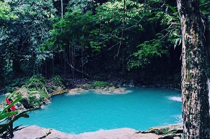 Blue Hole Waterfalls Tour from Falmouth - Scotchies Drax Hall and the Jamaican food stop