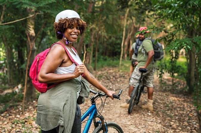 Blue Mountain Bicycle Tour from Montego Bay - A waterfall stop to cool off