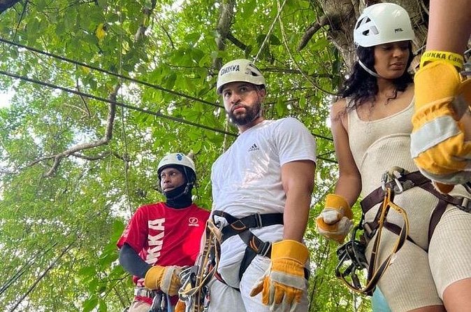 Caribbean Adventure Experience( Atv, Zipline, Horseback...) - Ziplining Over the Ocean and the Water Slide
