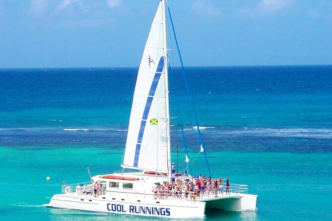 Catamaran Party Cruise and Snorkeling from Montego Bay - Margaritaville brings slides, games, and extra spending