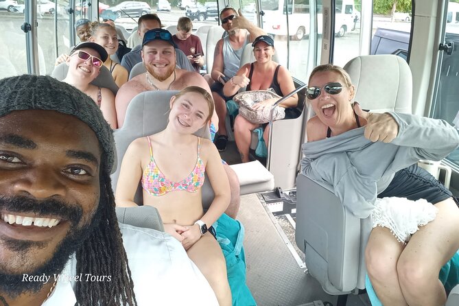 Custom COMBO to Mystic Mountain, Dunns River Falls & Blue Hole - Small comforts that matter on a hot day