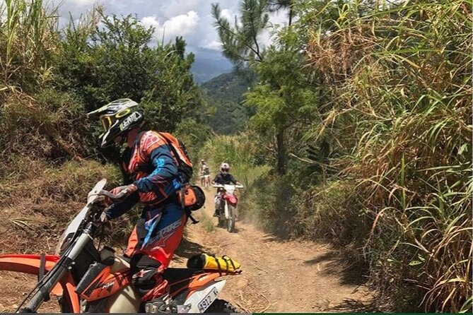 Dirt Bike Tours - Riding through old coffee plantations