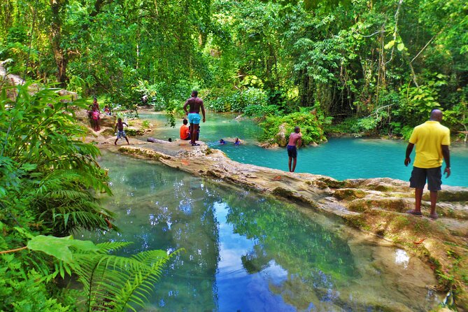 Dunn's River and Blue Hole with lunch combo from Montego Bay - A 30-minute taste of Jamaican jerk