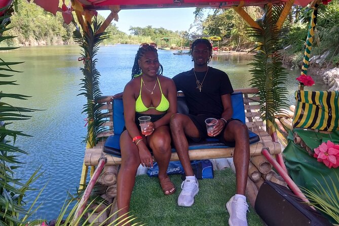 Dunn's River, Blue Hole and Bamboo Rafting from Ocho Rios - Blue Hole pools, rope swings, and limestone walls