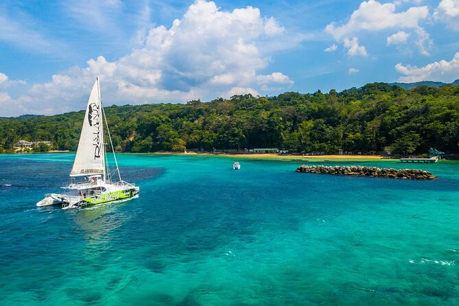 Dunn's River Catamaran Cruise From Ocho Rios - Sailing the north coast aboard the catamaran