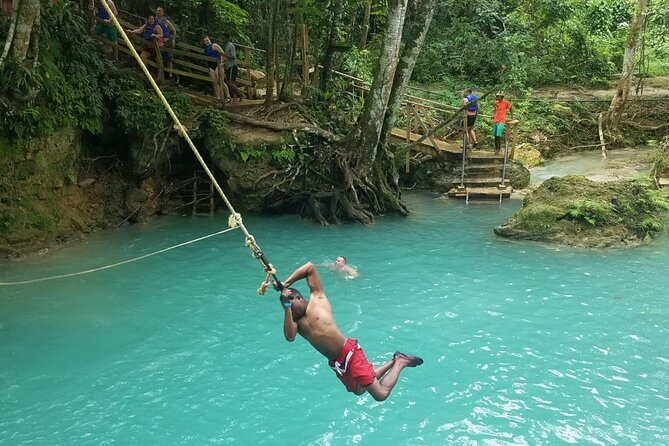 Dunn's River Falls and Blue Hole Adventure from Montego Bay Ja - Blue Hole: pools, cliffs, and limestone caves