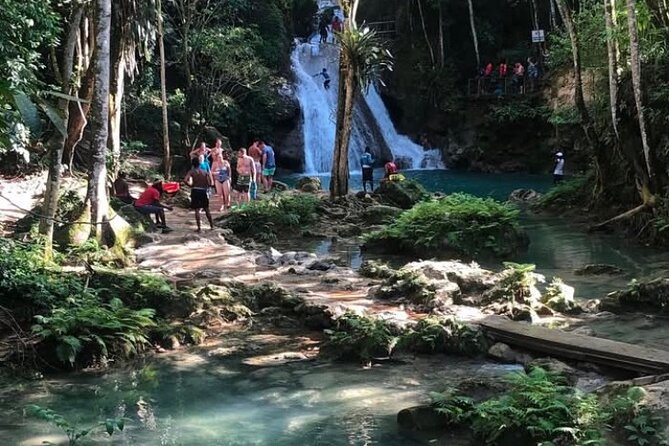 Dunn's River Falls and Blue Hole Tour Ocho Rios from Montego Bay - Climbing the 600-foot Dunn’s River Falls