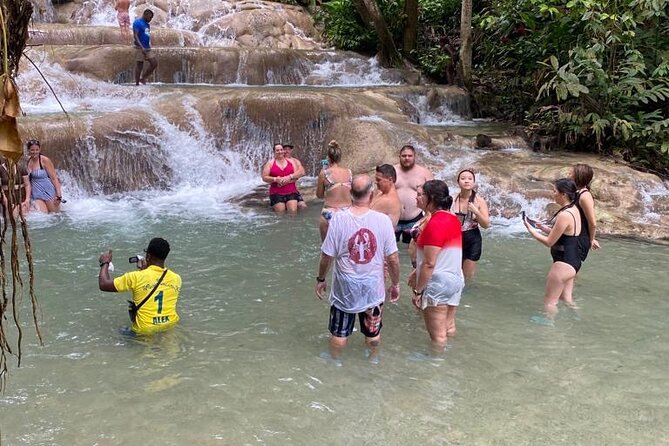 Dunn's River Falls and Tubing Combo Tour from Falmouth - White River Tubing Brings the Pace Down