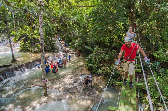 Dunn's River Falls and Zipline (Over the Falls) Adventure Tour from Ocho Rios - Clothing and footwear can make or break the day