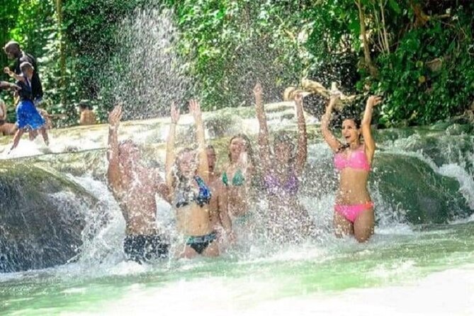 Dunn's River Falls, Blue Hole, Bamboo Rafting, Horseback Combo - One quiet hour on the White River