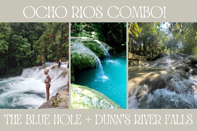 Dunn's River Falls & Blue Hole from Montego Bay or Falmouth - Two famous water sites in one Jamaican day