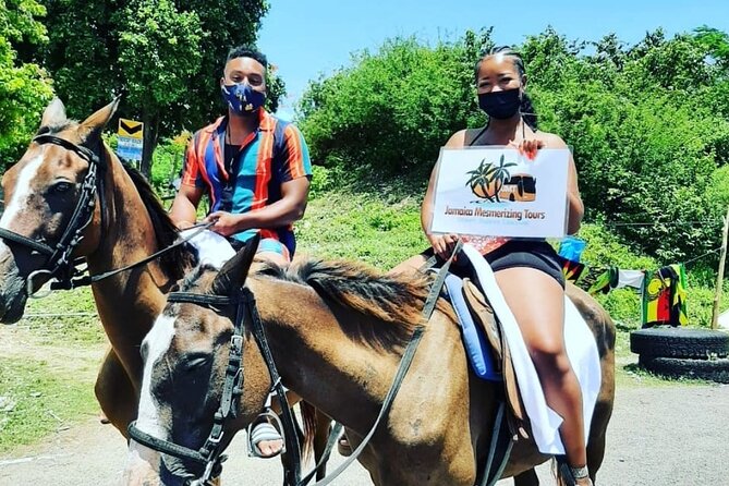Dunn's River Falls Climb, Zipline and Horseback Riding Private Tour - Riding in comfort from Montego Bay or Negril