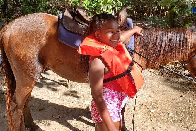 Dunn's River Falls Climb, Zipline and Horseback Riding Private Tour - Climbing the terraced Dunn’s River Falls