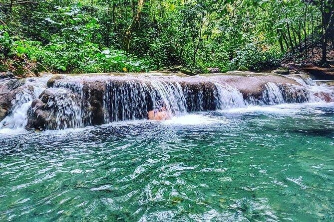 Dunn's River Falls & Luminous Lagoon Guided Tour from Montego Bay - Climbing Dunn’s River Falls for two hours