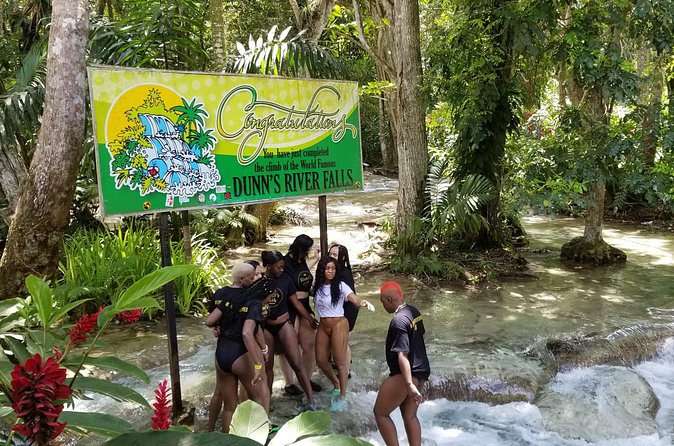 Dunn's River Falls & River Tubing with Lunch from Falmouth - Lunch at Scotchies with jerk flavor