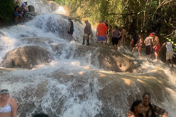 Dunn's River Falls, Zipline Adventure from Kingston - Walking onto Dunn’s River beach