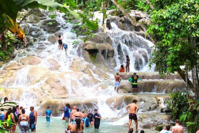 Dunn’s River Park & Blue Hole Waterfall Combo from Montego Bay