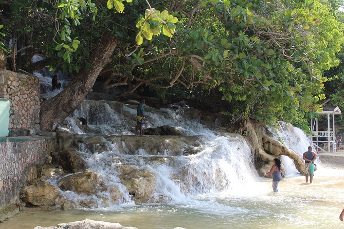 Dunn's River Park & Blue Hole Waterfall Combo from Montego Bay - Dunn’s River Falls turns sightseeing into a climb