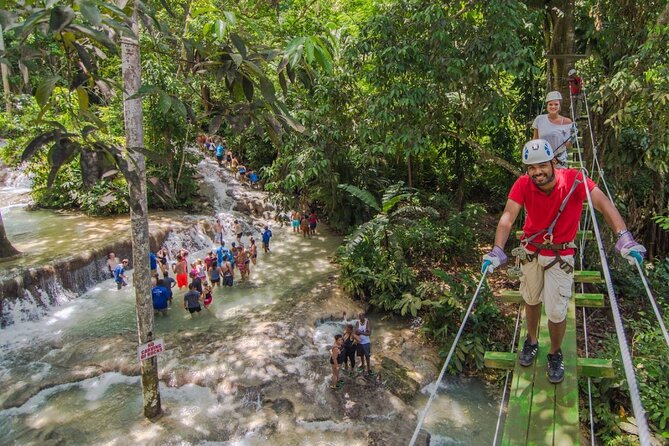 Dunns River Falls, Zipline, Bamboo Rafting, Horseback Ride Tour - Key points before you book