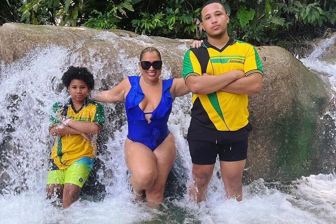 Dunns River Falls, Zipline, Bamboo Rafting, Horseback Ride Tour - Climbing Dunn’s River Falls in two hours
