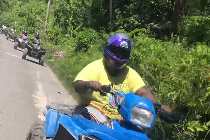 Exotic ATV and Bamboo Rafting or Tubing in Ocho Rios - River tubing for more water play