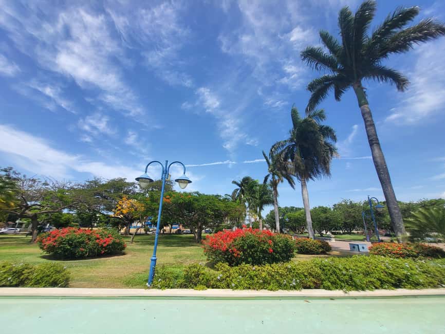 Explore Downtown Kingston and New Kingston: - National Stadium and National Heroes Circle