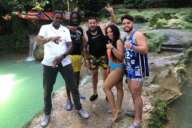 Explore Montego Bay Jamaica to Blue Hole/Secret Falls River Tour - Christopher Columbus Park, a brief five-minute stop