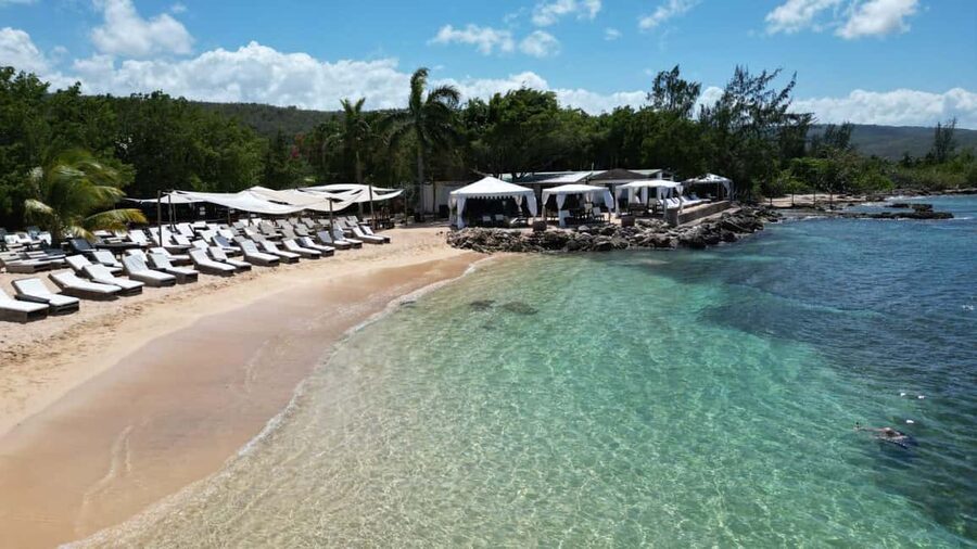Falmouth: Bamboo Beach Club & Dunn's River Falls - Who will enjoy this day most