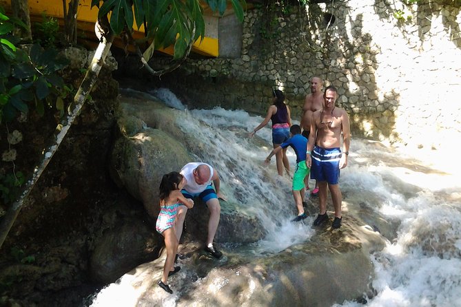 Falmouth Shore Excursion Dunn's River Falls - Choosing between the climb and the dry paths