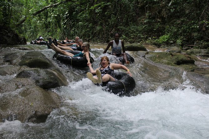Falmouth Shore Excursion: Dunns River Falls and River Tubing Tour - The driver-guide can shape the day
