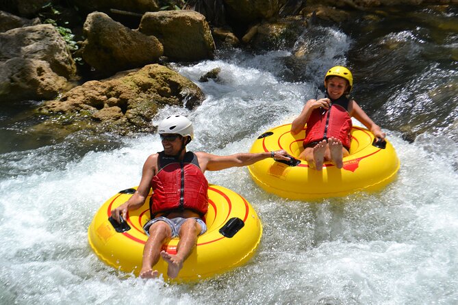 Falmouth Waterfalls River Tubing and Beach Adventure - From Falmouth port to the Rio Bueno