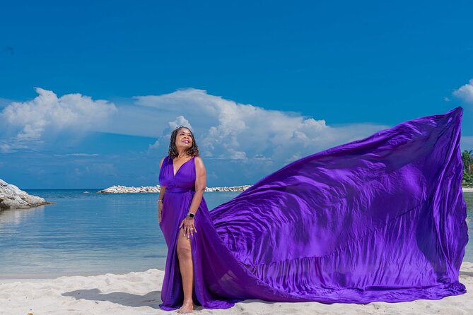 Flying Dress Photoshoot at Doctors Cave Beach Montego Bay Jamaica - Who gets the best value from $300