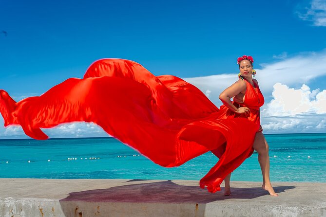 Flying Dress Photoshoot at Doctors Cave Beach Montego Bay Jamaica - How to prepare for the 45-minute session