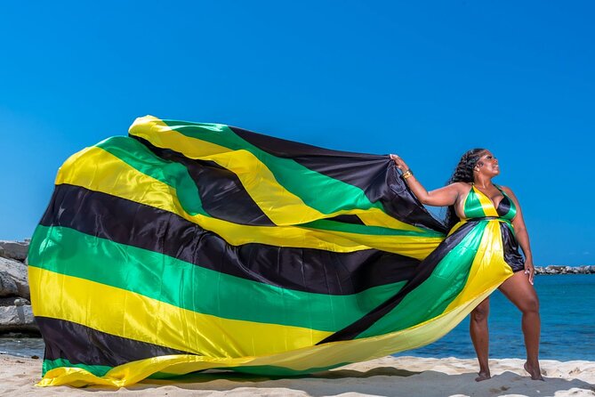 Flying Dress Photoshoot at Doctors Cave Beach Montego Bay Jamaica - Why the flying dress changes the photographs
