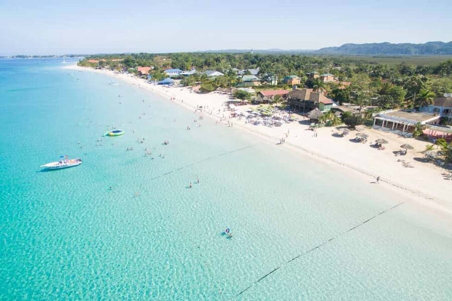 From Montego Bay/Falmouth: Negril Beach Catamaran Cruise - Setting sail on the Negril coastline