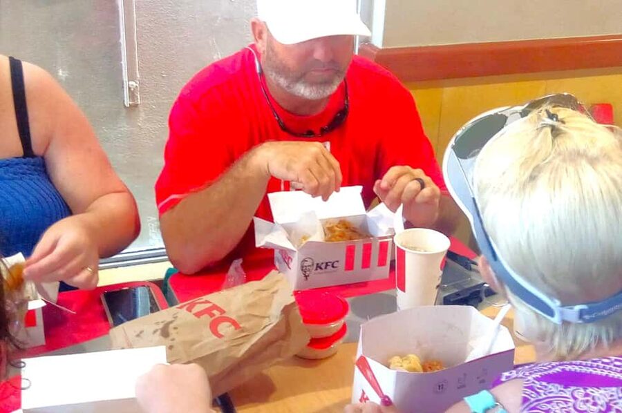 From Ocho Rios: Blue Hole Tour with Jamaican KFC Meal - Jamaican KFC makes lunch part of the story