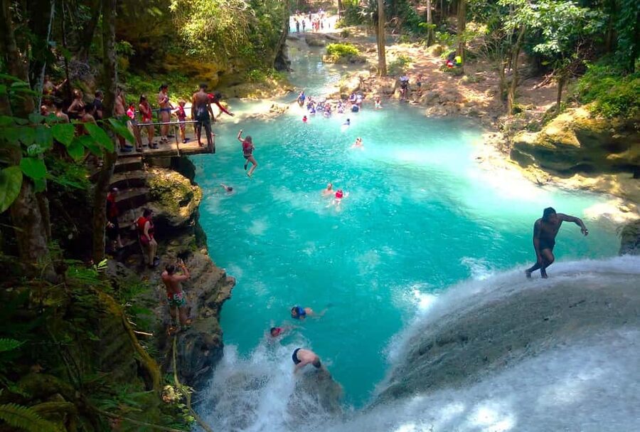 From Runaway Bay: Island Gully Falls and Blue Hole Tour - Key details before you book