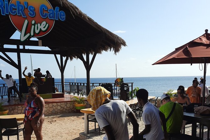 Full Day ATV, Ricks Café, Beach and Shopping Tour from Montego Bay - Rick’s Cafe: cliff views, drinks, and a choice