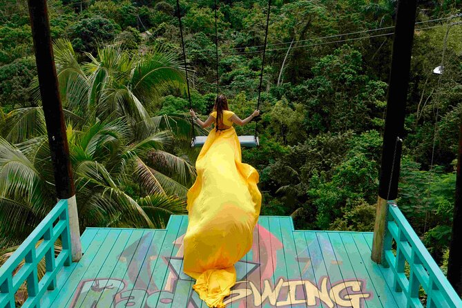 Giant Bali Inspired Swing - Adding Bamboo Rafting or a River Tour
