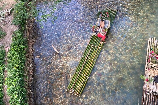 Great River bamboo Rafting and Margaritaville from Montego Bay - Who will enjoy this river outing most?