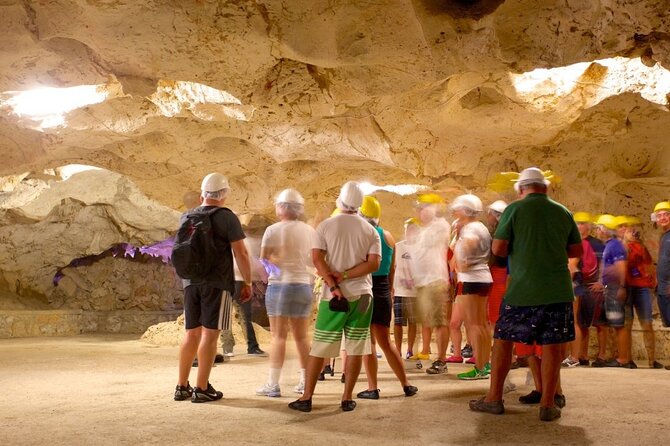 Green Grotto Caves and Dunn's River Falls Guided Tour with Admission - Inside Green Grotto’s cool underground chambers