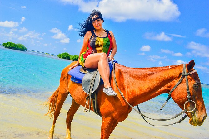 Horseback Ride and Swim Experience Montego with Transportation - Beach views before the swim