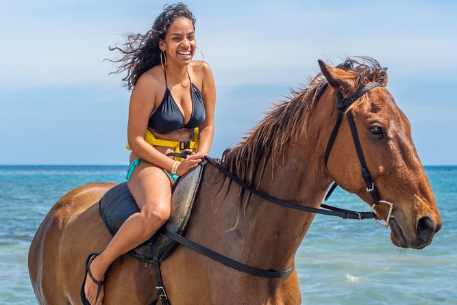 Horseback Ride and Swim from Ocho Rios - The Caribbean swim is the memorable finish