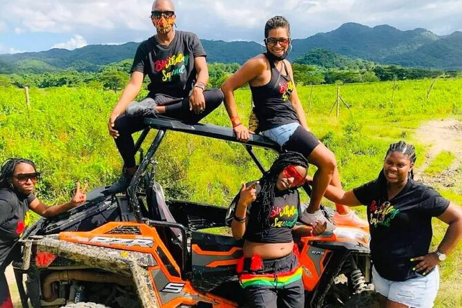 Horseback Ride ATV and Bamboo Rafting Tour Ocho Rios in Jamaica - ATV riding at Rad Venture