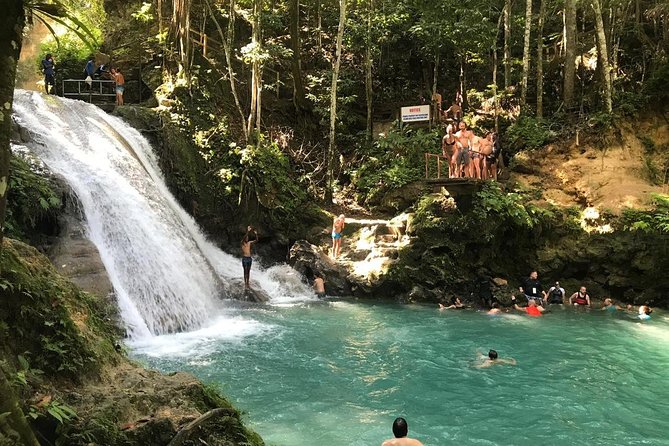 Horseback Ride, Blue Hole, Secret Falls, River Rafting & Tubing - Blue Hole and Secret Falls: the best setting of the day